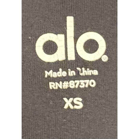 Alo Yoga Linear Striped Airbrush Ankle Leggings Size XS Stretch Activewear - Picture 2 of 5